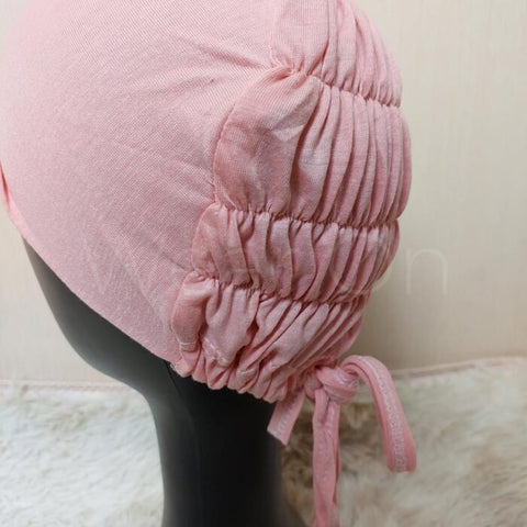 Bonnet Cap (Baby Pink)
