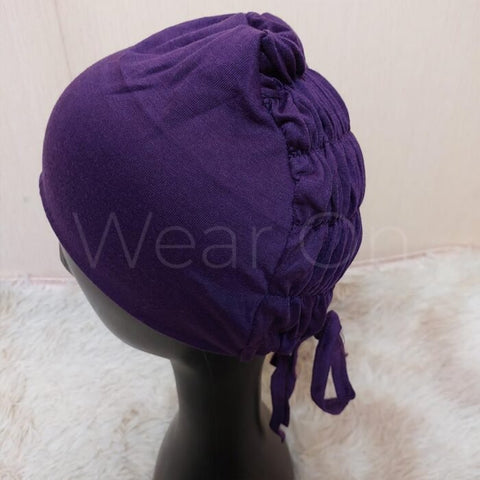 Bonnet Cap (Dark Purple)