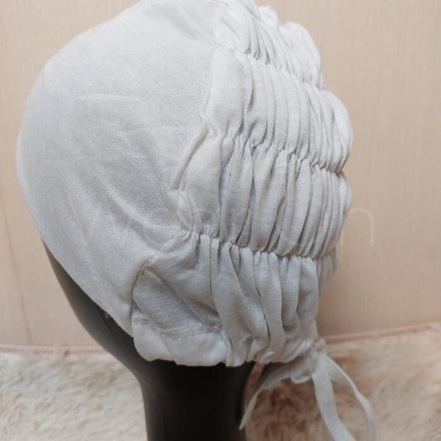 Bonnet Cap (White)