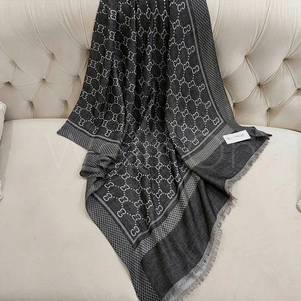 Cotton Silk (Black & Silver)