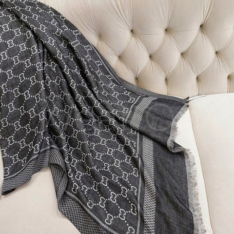 Cotton Silk (Black & Silver)