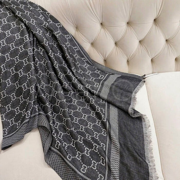 Cotton Silk (Black & Silver)
