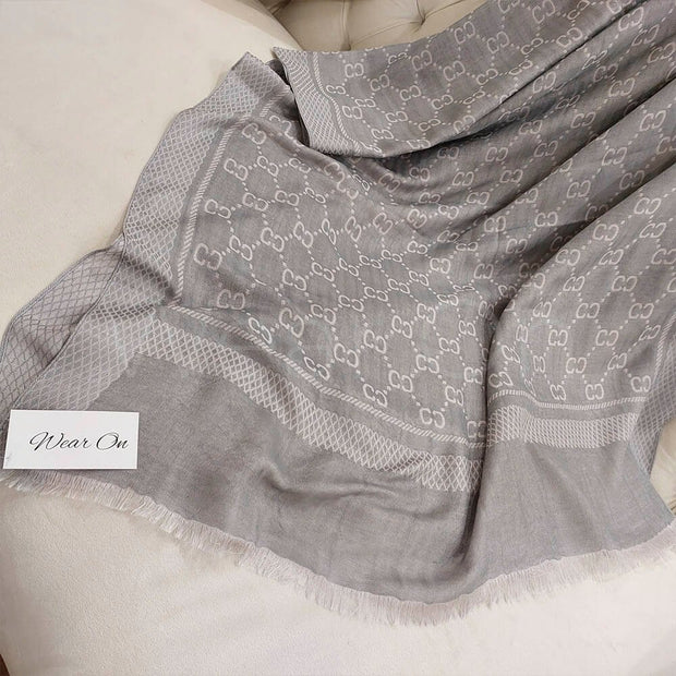 Cotton Silk (Grey & Silver)