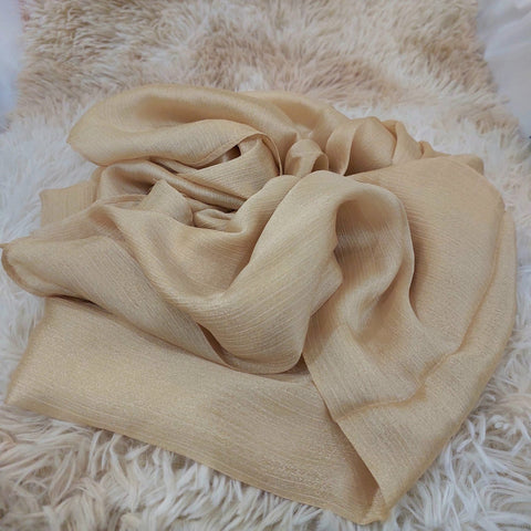 Crinkle Silk (Beige)