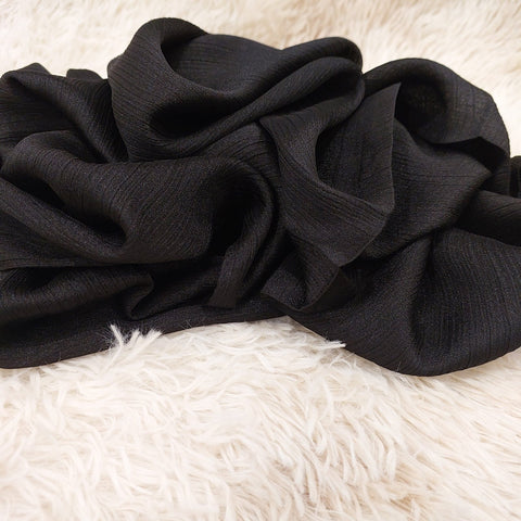 Crinkle Silk (Black)