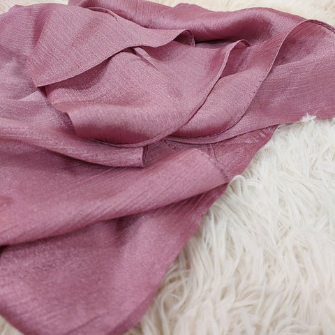 Crinkle Silk (Dusty Pink)