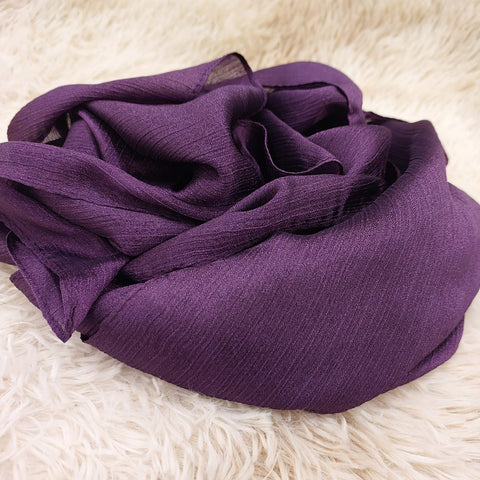 Crinkle Silk (Egg Plant)