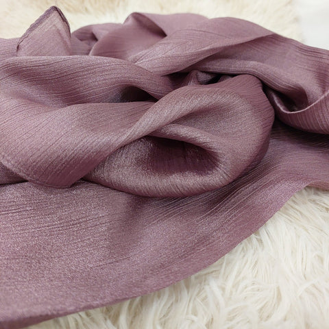 Crinkle Silk (Mauve)
