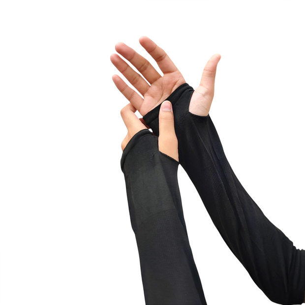 Arm Sleeves (with thumbhole) - Black