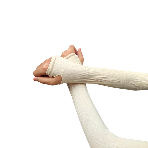 Arm Sleeves (with thumbhole) - Beige