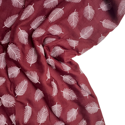 Leafy feel - Maroon