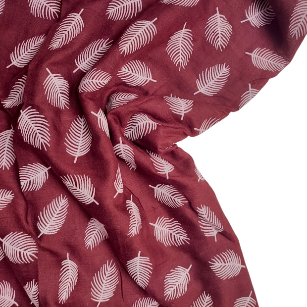 Leafy feel - Maroon