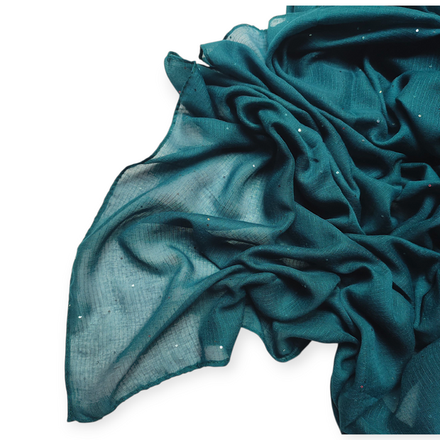 Lawn sequin Glam - Teal