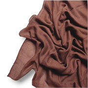 Lawn sequin Glam - chocolate Brown