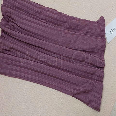 Irregular Ribbed Jersey – (Pink)
