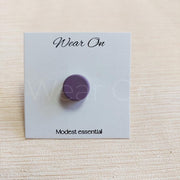 Magnetic Pins Round (Matt Finish Dull Purple)