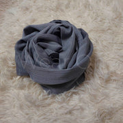 Metallic Chiffon (Grey)