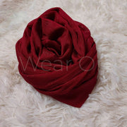 Metallic Chiffon (Maroon)