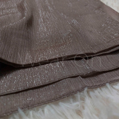Metallic Chiffon (Mocha)