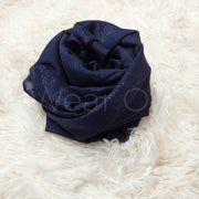 Metallic Chiffon (Navy Blue)