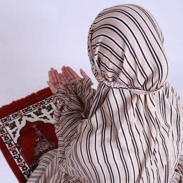 Namaz Chaddar – Lining Brown