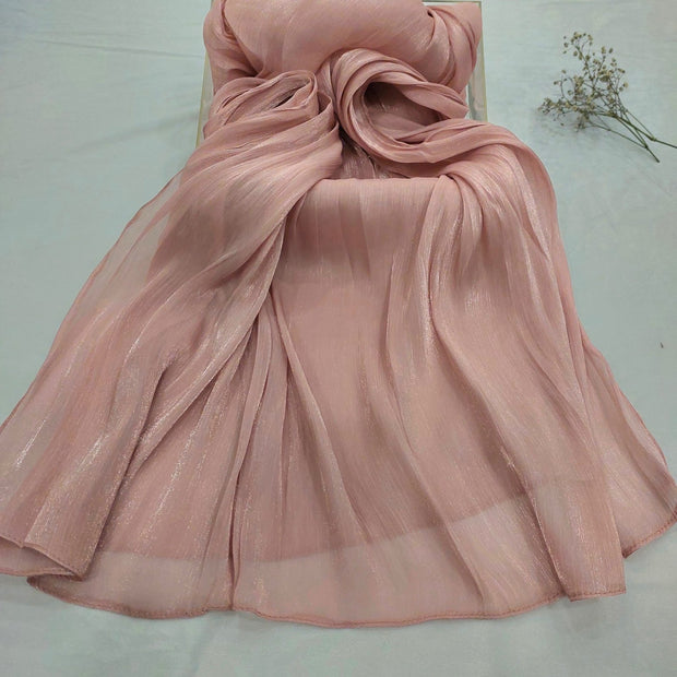 Organza Luxury Silk (Powder Pink)