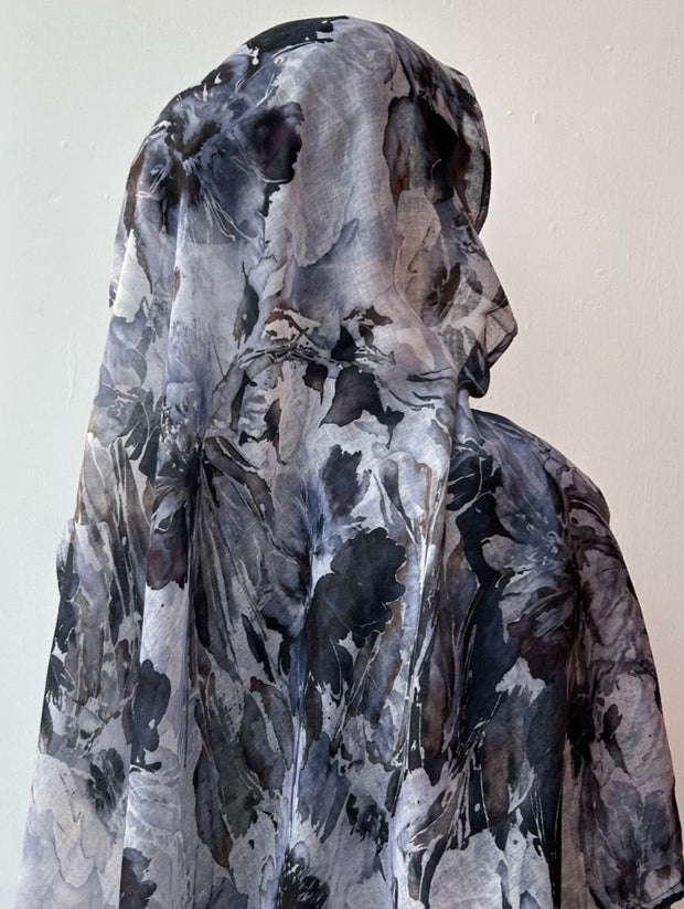 Printed Modal Monochrome Bloom