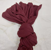Ribbed Jersey (Burgundy)