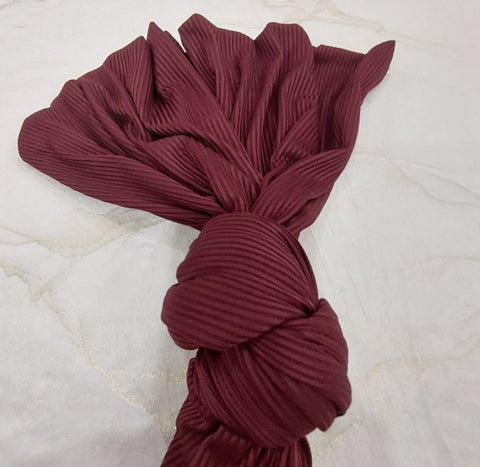 Ribbed Jersey (Burgundy)