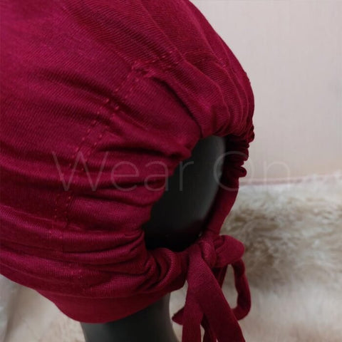 Tie Back (Maroon)
