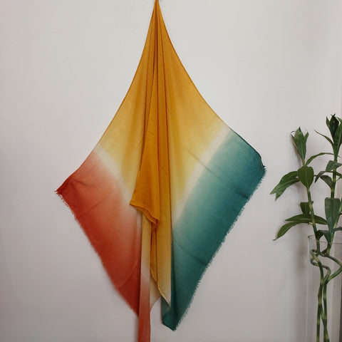 Triple Tone Green And Orange